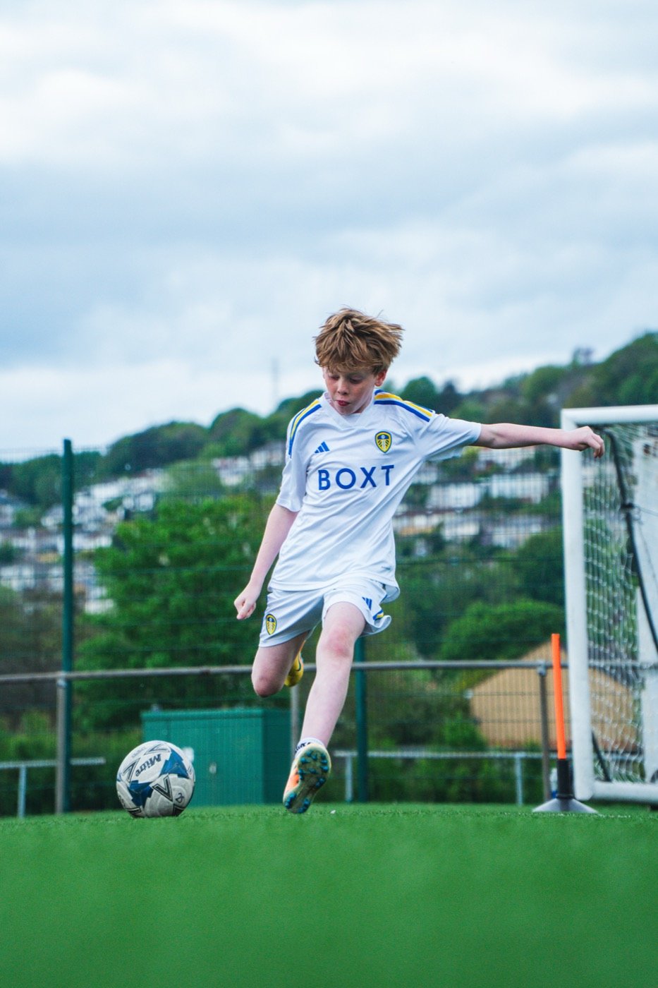 Player about to shoot at a Finishing Clinic